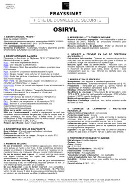OSIRYL - Groupe Frayssinet