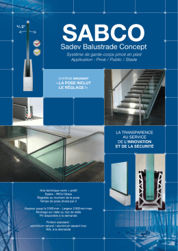 sabco - Sadev Architectural Glass Systems