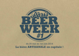 Dossier de presse - La Paris Beer Week