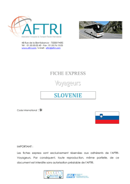 Fiche AFTRI 2014 Slovénie ( PDF - 196.3 ko)