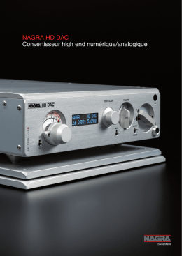 NAGRA HD DAC Convertisseur high end numérique/analogique