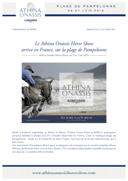Télécharger le pdf - Longines Athina Onassis Horse Show