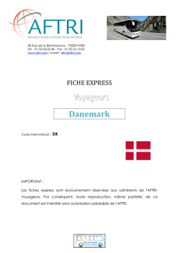 Fiche AFTRI 2014 Danemark ( PDF - 269.1 ko)