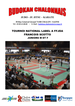 judo - ju jitsu – karate tournoi national label a ffjda francois scotto