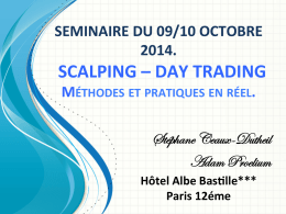 SCALPING – DAY TRADING