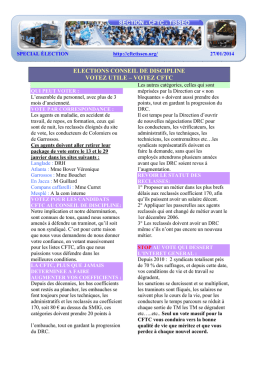 Tract 01/2014 special élections
