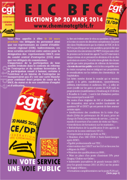 éd ito - CGT cheminots Dijon