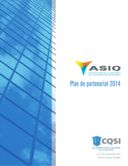 Plan de partenariat 2014 – FR