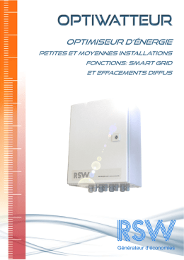 Optiwatteur V1.3 - Optimiseur,RSW