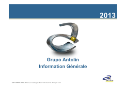 Grupo Antolin Information Générale