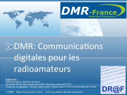 DMR: CommunicaYons digitales pour les radioamateurs - REF