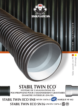 stabil twin eco® sn8 nf en 13476-3 - reseau