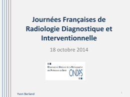 Télécharger la présentation - Société française de radiologie
