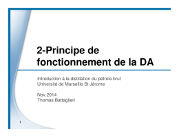 2-Principe de fonctionnement de la DA