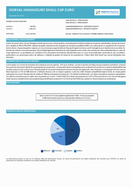 rapport mensuel - Dorval Finance