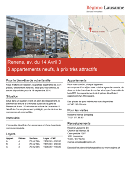 Factsheet - 3 logements