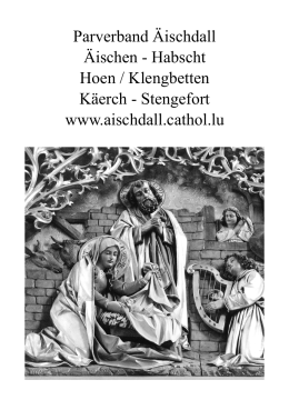 Parblat vu Chrëschdag 2104 - Bulletin de Noël 2014