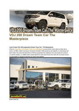 VDJ 200 Dream Team Car The Masterpiece