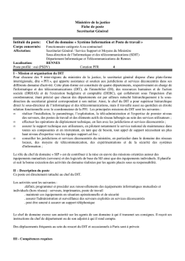 Rennes - Métiers - Ministère de la Justice