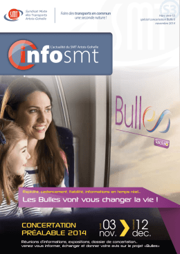 InfoSMT HS3 Bulle 6 - Syndicat Mixte Transports Artois