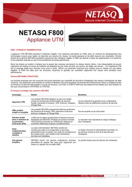 Doc Netasq F800