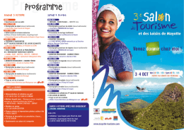 en téléchargement ici - Comité du Tourisme de Mayotte