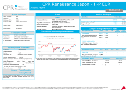 CPR Renaissance Japon - H-P EUR