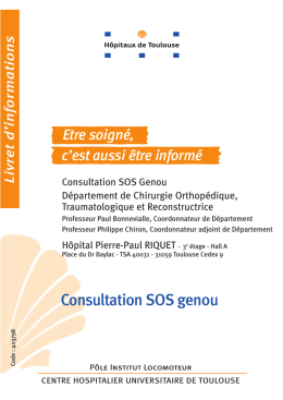 Consultation SOS genou [ - 982.2 ko]