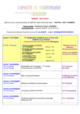 ANNEE 2013-2014 pirg.fr onglet : enseignement amiens