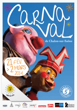 Programme du Carnaval de Chalon Sur Saône[.PDF]