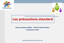 Précautions Standard - CLIN Sud