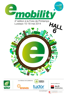 Brochure Emobility2014
