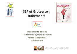SEP et grossesse, Dr Laurent Guilloton, 12 avril 2014Format PDF
