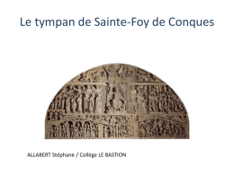 Le tympan de Sainte-Foy de Conques