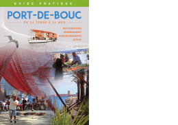 Guide pratique - Office de Tourisme*** de Port-de-Bouc