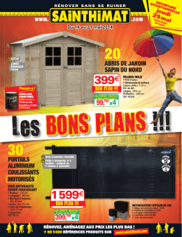 Les BONS PLANS !!!