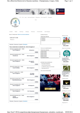 Page 1 sur 3 Site officiel du District de la Charente