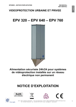 EPV 320 – EPV 640 – EPV 760