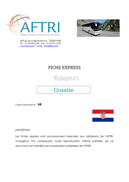 Fiche AFTRI 2014 Croatie ( PDF - 185.4 ko)