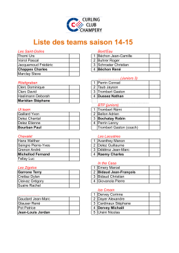 Liste equipes 2014-2015-1