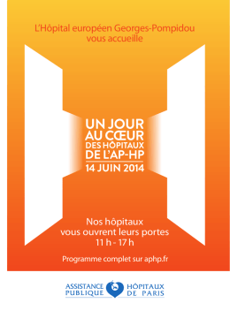 Programme HEGP - Faculté de médecine Paris Descartes