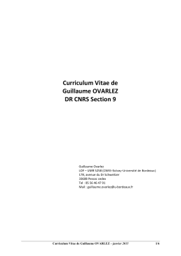 CV Ovarlez - LOF