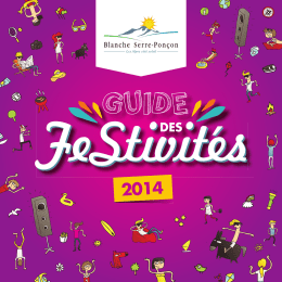 Guide Festivités 2014•HD1 - Blanche Serre