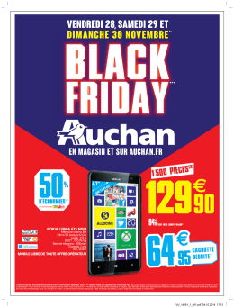 catalogue Auchan Black Friday