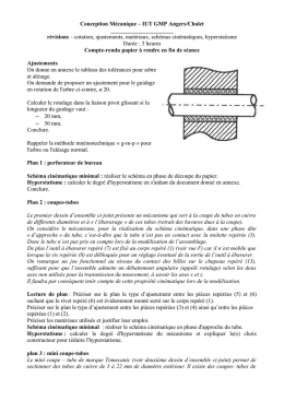 Conception Mécanique – IUT GMP Angers/Cholet révisions