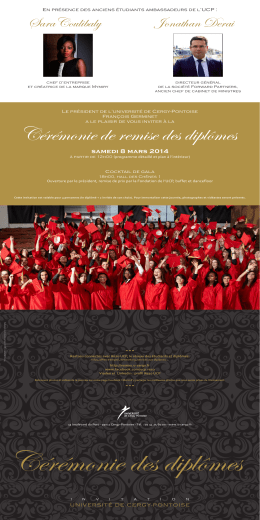 programme - Université de Cergy Pontoise