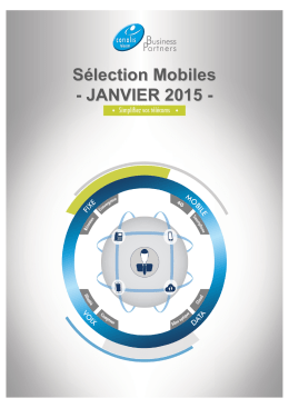Sélection Mobiles - Janvier 2015