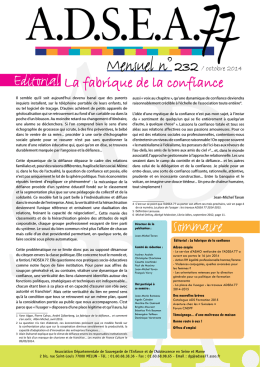 Journal - ADSEA 77
