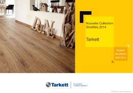 nouveautes produits 2014 - Tarkett pour les particuliers