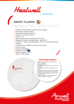 radiateur électrique heatwell smart classic